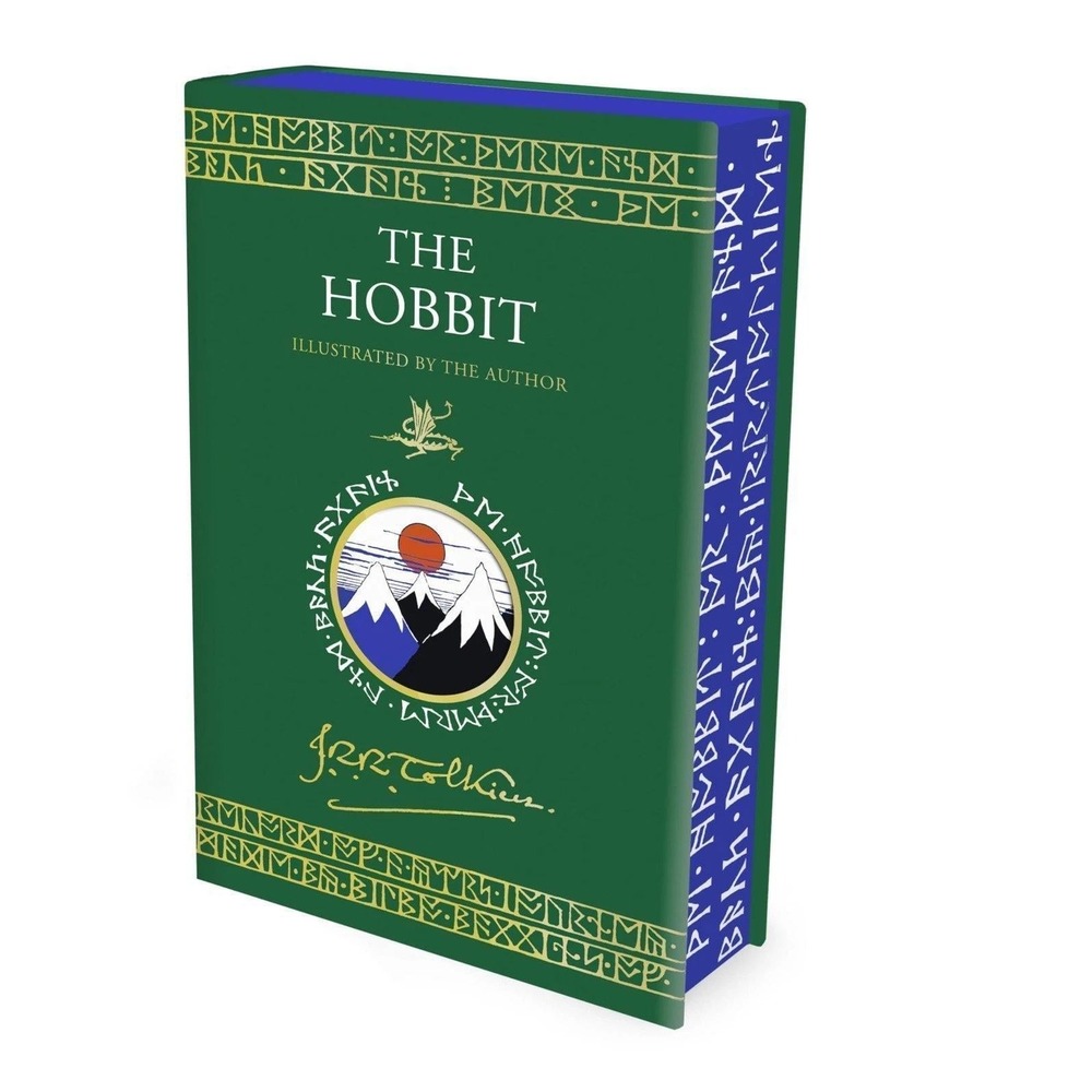 The Hobbit Deluxe Tolkien Illustrated Editions by the Author Stenciled Edges HC‎